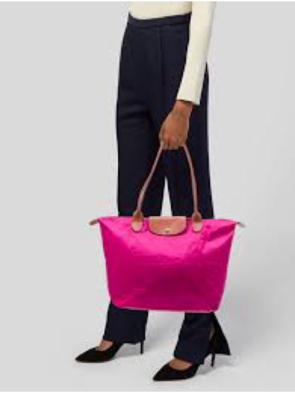 Cutter & Buck Bright Pink Women's Tote Bag with Contrast Handles